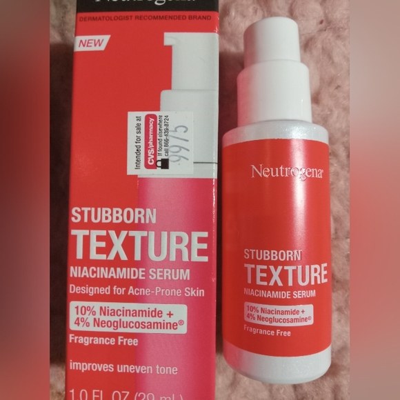 (6)Neutrogena Bundle STUBBORN SYSTEM:cleanser AM Niacinamide Body Spray hydrator - Picture 4 of 7